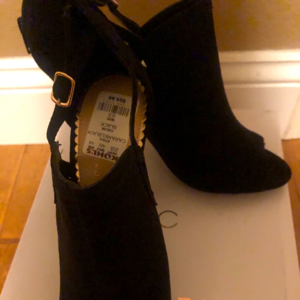Lauren Conrad Black Booties